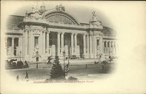 Exposition Universelle Paris 1900 Entree Grand Palais Kat. Expositions