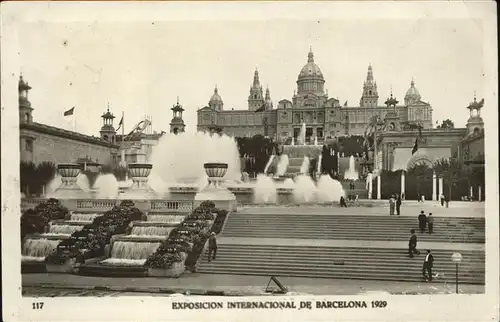 Expositions Internacional de Barcelona Palacio Nacional Kat. Expositions