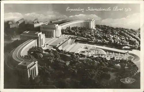 Exposition Internationale Paris 1937 Palais du Trocadero les Bassins Kat. Expositions