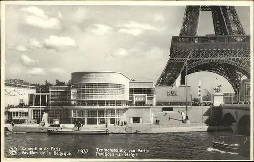 Exposition Internationale Paris 1937 Pavillon de la Belgique Kat. Expositions