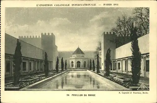 Exposition Coloniale Paris 1931 Pavillon du Maroc Kat. Expositions