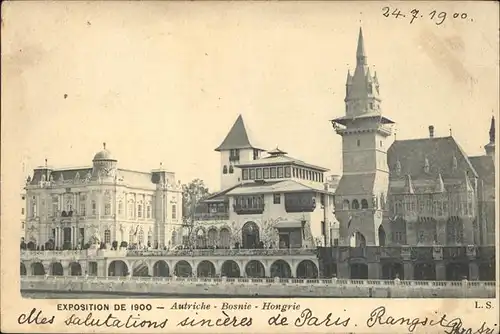 Exposition Universelle Paris 1900 Autriche Bosnie Hongrie Kat. Expositions