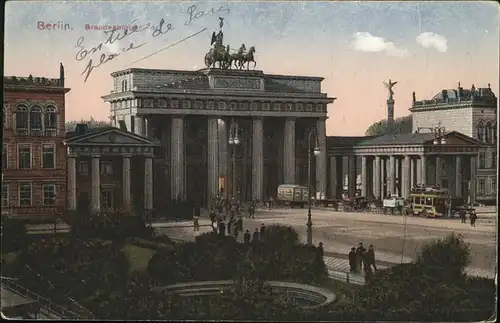 Brandenburgertor Berlin Kat. Gebude und Architektur