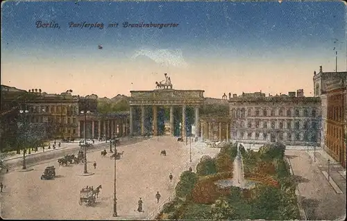 Brandenburgertor Berlin Pariserplatz  Kat. Gebude und Architektur