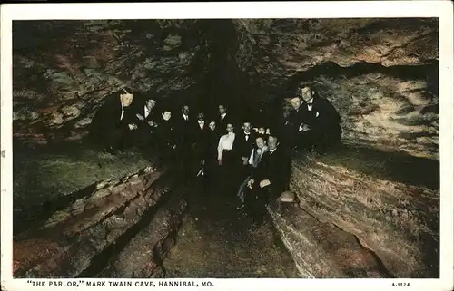 Hoehlen Caves Grottes The Parlor Mark Twain Cave Hannibal Kat. Berge