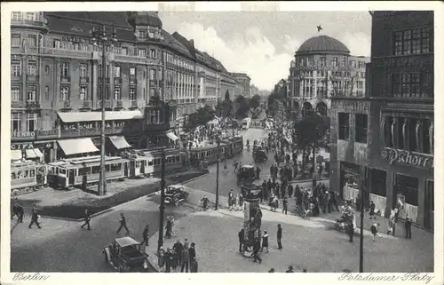 Strassenbahn Berlin Potsdamer Platz Kat. Bahnen