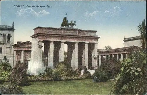 Brandenburgertor Berlin Bahnstempel Serie Vaterland No. 52 Kat. Gebude und Architektur