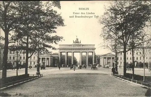 Brandenburgertor Berlin Unter den Linden Kat. Gebude und Architektur