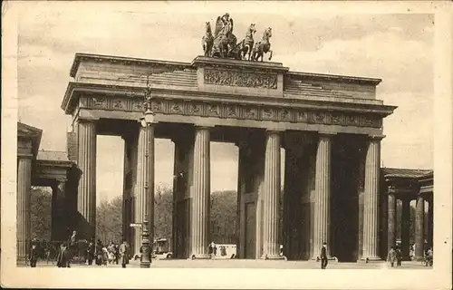 Brandenburgertor Berlin  Kat. Gebude und Architektur