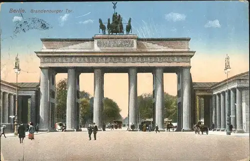 Brandenburgertor Berlin Kat. Gebude und Architektur