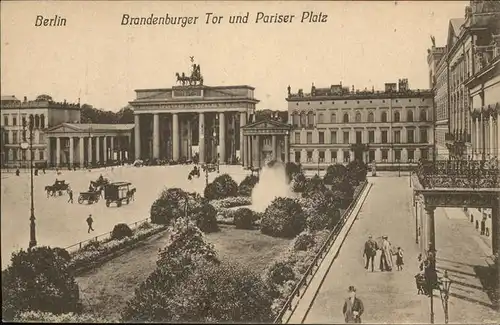 Brandenburgertor Berlin Pariser Platz Kat. Gebude und Architektur