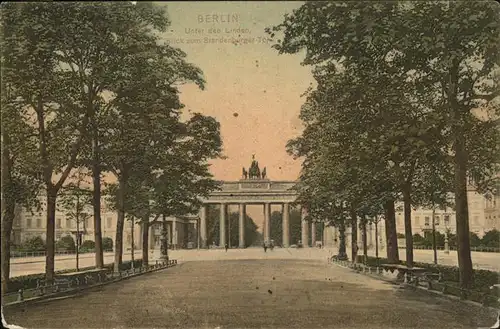 Brandenburgertor Berlin Unter den Linden Kat. Gebude und Architektur