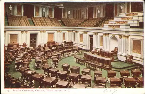 Politik Senate Chamber Capitol Washington D.C. Kat. Politik