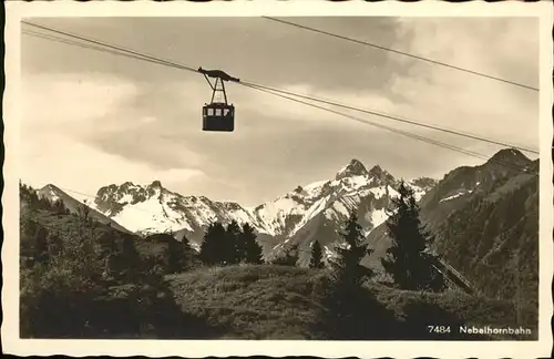 Seilbahn Nebelhornbahn Oberstdorf / Bahnen /