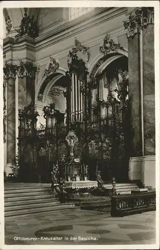 Kirchenorgel Basilika Ottobeuren Kreuzaltar  Kat. Musik