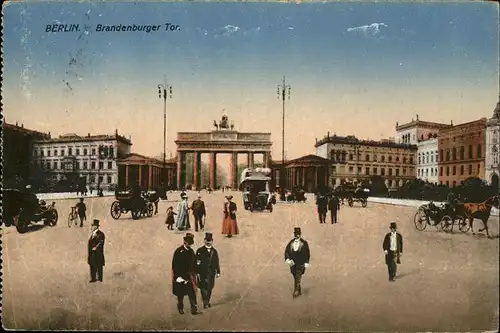 Brandenburgertor Berlin Pferdekutsche Serie Iris Nr. 39 Kat. Gebude und Architektur