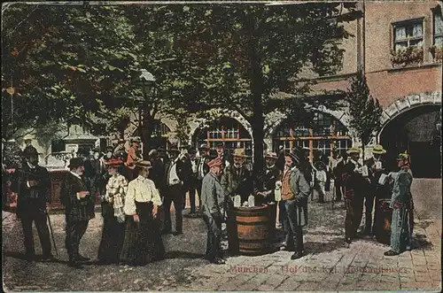 Hofbraeuhaus Muenchen Bier Hof Kat. Lebensmittel