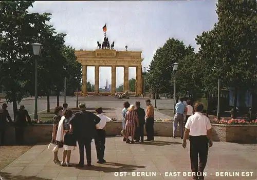 Brandenburgertor Ost Berlin Kat. Gebude und Architektur