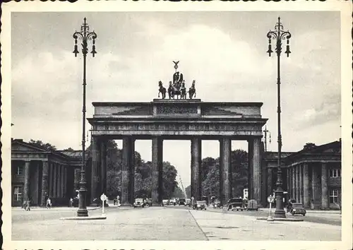 Brandenburgertor Berlin Kat. Gebude und Architektur