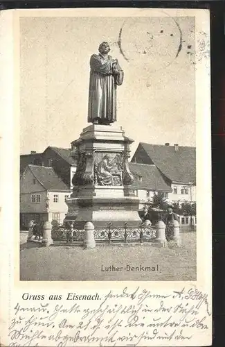 Luther Martin Denkmal Eisenach Kat. Persoenlichkeiten