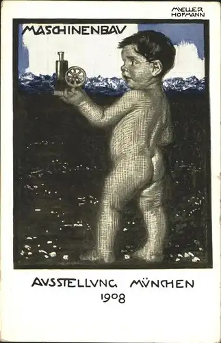 Ausstellung Bayr Landes Muenchen 1908 Maschinenbau Hofmann Mueller No. 79 Kat. Expositions