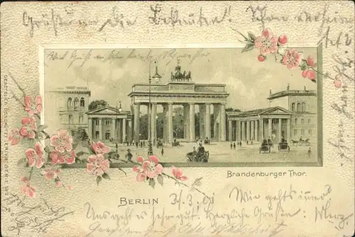 Brandenburgertor Berlin  Kat. Gebude und Architektur