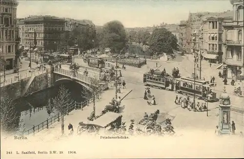 Strassenbahn Berlin Potsdamerbruecke Kat. Strassenbahn