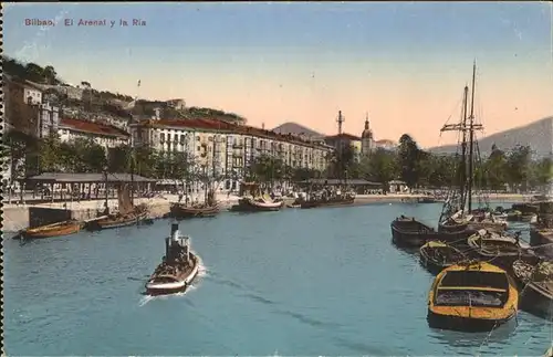 Boote Bilbao El Arenal y la Ria Kat. Schiffe