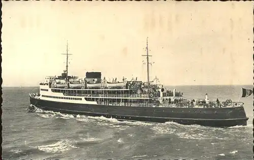 Faehre Ostende La Malle Prince Baudouin Kat. Schiffe