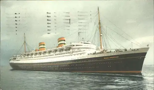 Dampfer Oceanliner S.S. Nieuw Amsterdam Kat. Schiffe