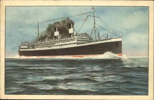 Dampfer Oceanliner S.S. Vilio Italien Kat. Schiffe