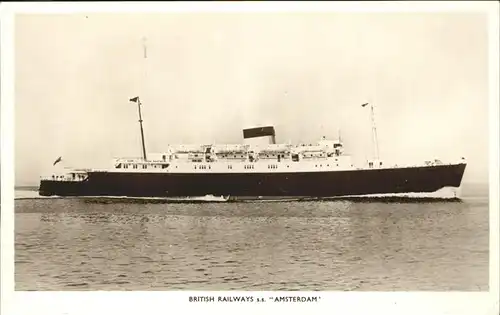 Dampfer Oceanliner S.S. Amsterdam  Kat. Schiffe