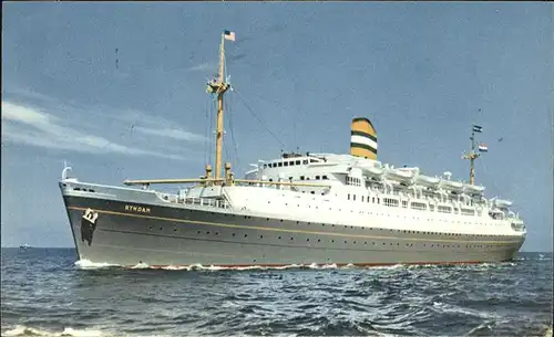 Dampfer Oceanliner S.S. Ryndam Holland America Line Kat. Schiffe