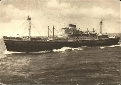 Dampfer Oceanliner Motanavi serie Navigatori Genova Italien Kat. Schiffe