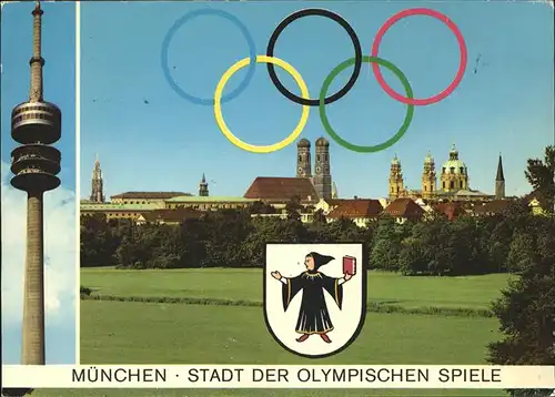 Olympia Turm Muenchner Kindl Englischer Garten Kat. Sport
