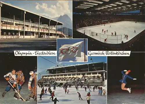 Olympia Eisstadion Garmisch Partenkirchen Eiskunstlauf  Kat. Sport