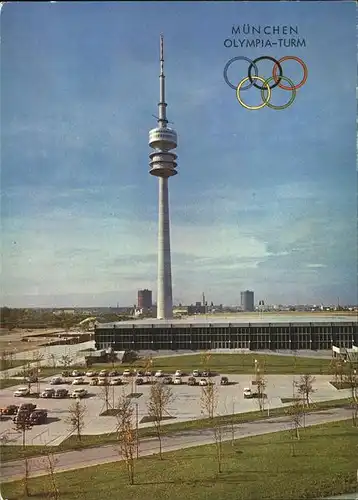 Olympia Turm Eissportstadion Muenchen Oberwiesenfeld Kat. Sport