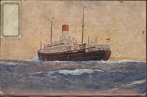 Dampfer Oceanliner Cap Norte Hamburg Suedamerika Kat. Schiffe