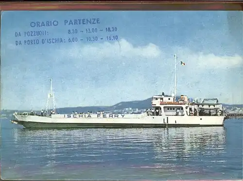 Faehre Ischia Ferry Traghetto Pozzuoli Italien Kat. Schiffe