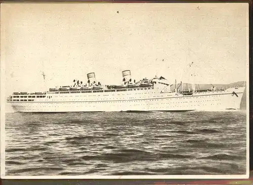 Dampfer Oceanliner Conte Biancamano Conte Grande Kat. Schiffe