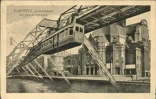 Schwebebahn Wuppertal Elberfeld Thalia Theater Kat. Bahnen