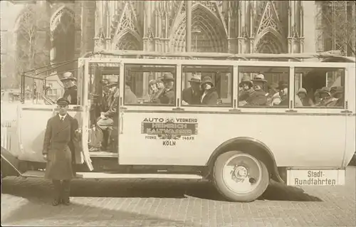 Autobus Omnibus Stadtrundfahrt Koeln Heinrich Kaltwasser / Autos /