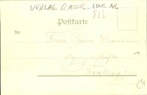 Verlag Glaser Louis Nr. 22 Koenigssee Obersee Kat. Verlage