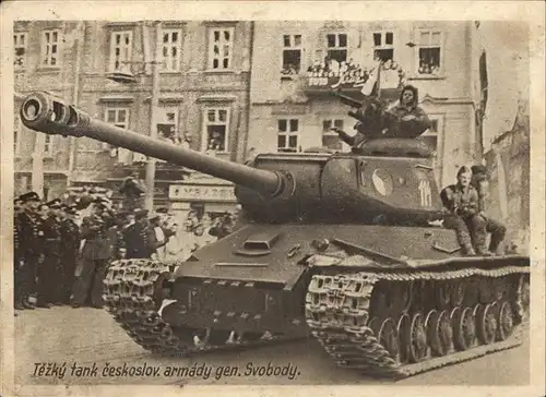 Panzer Tank Svobody Tschechien Svoboda nad Upou / Militaria /