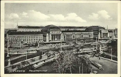 Bahnhof Hauptbahnhof Leipzig Kat. Eisenbahn