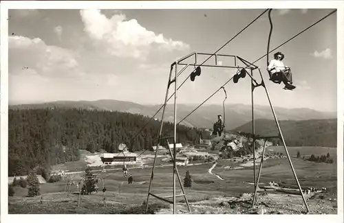 Sessellift Feldberger Hof Feldberg Kat. Bahnen