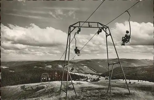 Sessellift Feldberg Schwarzwald  Kat. Bahnen