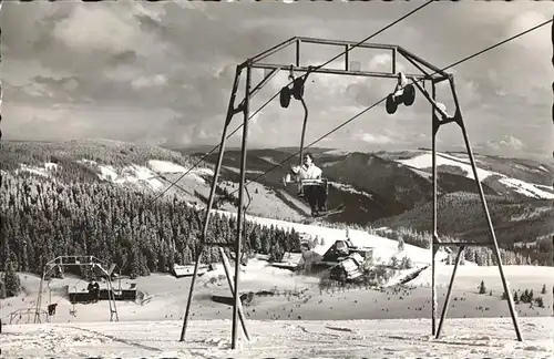 Sessellift Freiburtg Skilift Kat. Bahnen