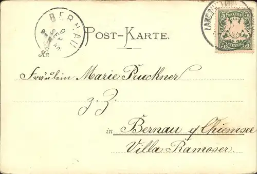 Kuenstlerkarte R. de Witt Masslieb Nr. 82 Gedicht