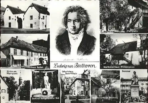 Beethoven Geburtshaus Denkmal Kirche Kat. Persoenlichkeiten